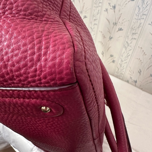 Cole Haan Fuchsia Leather Convertible Bag - Picture 9 of 16